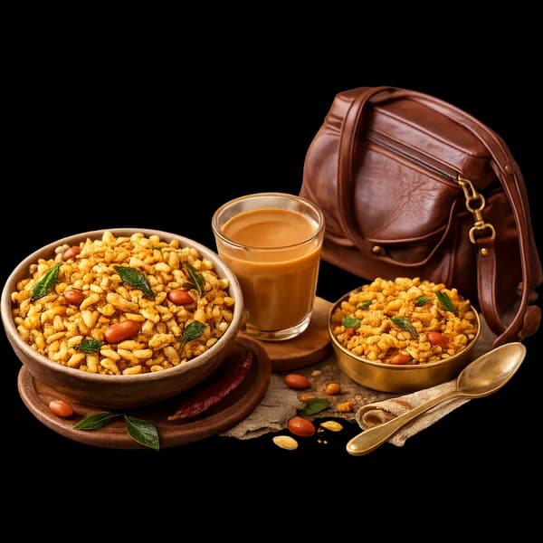 Jay Amba Bhadang Kolhapuri namkeen, a tea-time and travel snack